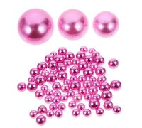 DOITOOL 200 Pièces Perles Imitation pour Décoration Diy Perles Rondes Abs Rose pour Vase et Bijoux Remplissage Floral et Artisanat Créatif