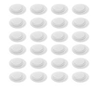 DOITOOL 200 Pièces Rondelle pour Rosette de Récompense en Non-tissé, | Atelier Scolaire et Décor Festif, Formation Rapide, Structure Stable, Blanc, Lot de Fabrication