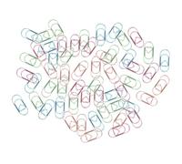 DOITOOL 200 pièces Trombones Métalliques Créatifs Forme de Cœur Clips Délicats Multifonctions pour Bureau et Maison Marque-pages Miniatures pour Photos Cartes et Documents Assortiment