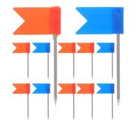 DOITOOL 200 punaises pour Cartes : punaises de Voyage avec têtes colorées et Pointe en Fer - Accessoires pour Tableau en liège, Fournitures Scolaires, Bureau à Domicile