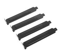 DOITOOL 20pcs Plaque D'obturation Pci en Acier Inoxydable Noir, Robuste et Solide, Couverture Complète pour Boîtier Pc, Protection Anti-poussière et Ventilation