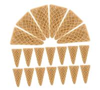DOITOOL 20pièces Breloques Forme De Cornet De Glace pour Coque De Téléphone Breloques pour Épingles à Cheveux DIY Et Décoration De Bijoux