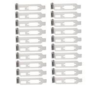 DOITOOL 20pièces Cache-Emplacement Pci Ventilé Acier pour Ports Pci et Sorties Vga avec Déflecteur de Ventilation et Plaque Obturation Extension