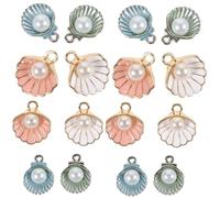 DOITOOL 20pièces Lot De Breloques Coquillages Antiques Pendentifs Pour Bijoux Diy Thème Océan Breloques Collier Et Bracelet