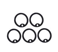 DOITOOL 20pièces Silencieux pour Médailles Identification pour Chiens Silicone Ronds et Extensibles pour Atténuer Le Bruit Lors des Mouvements