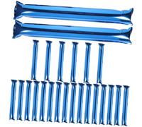 DOITOOL 24 Pièces Bâtons Gonflables Sticks de Bruit Plastique Réutilisables pour Événements Sportifs et Animations Extérieur Léger et Bleu