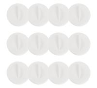 DOITOOL 24 Pièces Capuchons Espacement Hydroponique Blancs Pouce Couvercles Ronds pour Système de Culture Intérieur Accessoires pour Plateforme de Culture et Graine Pod