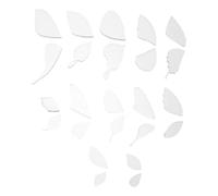 DOITOOL 24 Pièces Moule pour Barrette DIY en Plastique, Modèle à Découper | Pochoir Réutilisable à Tracé Superposé, Bord Lisse sans Bavure, pour Loisirs Créatifs et Décorations Festives