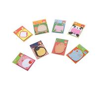 DOITOOL 24 Pièces Notes Autocollantes Animaux Colorées Mémo Adhésif Cartoon pour Bureau Maison École Pratiques et Amusantes