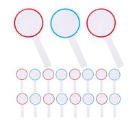 DOITOOL 24 Pièces Tableaux Effaçables À Sec Avec Poignée Tableaux De Score Réutilisables Pour Compétitions Vote Et Jeux Panneaux Portables Pour Écoles Et Enseignants