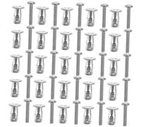 DOITOOL 25 pièces Écrous Expansion Pétales avec Vis pour Ancrage Porte Creuse Fixation Sécurisée Compatible Multi-Usage Installation Facile pour Maison et Bureau