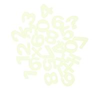 DOITOOL 26 pièces Autocollants Muraux Lumineux Numériques Phosphorescents pour Garçon Fille Décor Éducatif Amovible pour Maternelle Crèche et Chambre