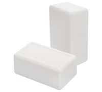 DOITOOL 2pcs Boite de Derivation, Boîtier de Jonction en Plastique Blanc 60x36x25mm - Étanche IP54 pour Appareils Électroniques - Montage DIY Circuit Imprimé Protection Électrique Projet