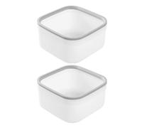 DOITOOL 2pcs Mini Poubelle de Table sans Couvercle en Pp, Capacité Inférieure à 4l, Forme Compacte, Solide et Résistante, pour Bureau et Table Basse