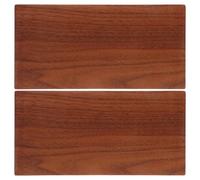 DOITOOL 2pcs Planches de Bois de Noyer Naturel 1cm Épaisseur Panneaux de Contreplaqué Artisanal Faciles à Poncer pour Décoration Intérieure et Plateaux de Table