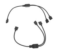 DOITOOL 2pièces Câble RGB Broches Rallonge pour Carte Mère Ordinateur Répartiteur Argb à Installation Facile Prise Charge De Plusieurs Périphériques