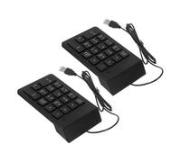 DOITOOL 2pièces Clavier Numérique USB Lot pour Clavier Ordinateur Portable Pc Compact Fil pour Comptabilité Et Finance