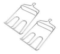 DOITOOL 2pièces Crochets à Viande Inoxydables pour Pendre Poulet Canard Cuisine Bbq Séchage Smoking Détachable Multifonction