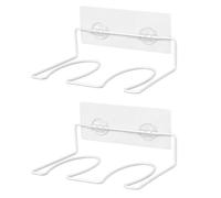 DOITOOL 2pièces Étagère Murale Chaussures Blanc sans Perçage Rangement Mural Organiseur Multifonction pour Maison Plusieurs Styles