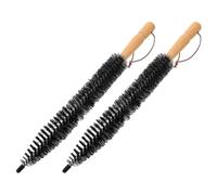 DOITOOL 2pièces Kit Brosses Multi-Fonctions pour Ramonage Cheminée avec Poils Doux pour Conduits et Conduits de Sécheuse Brosse Nettoyage Ergonomique et Polyvalente