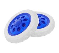 DOITOOL 2Pièces Roues de Remplacement pour Caddie de Courses Roues Plastique pour Chariot à roulettes Adaptées Aux Caddies de et Chariots Utilitaires