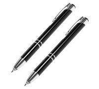 DOITOOL 2pièces Stylo à Bille avec Lampe LED Style Presse Métal pour Usage Quotidien Et Pratique pour Écriture
