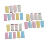 DOITOOL 3 Ensembles Autocollants Thermiques Colorés Pour Miniature Bobines De Étiquettes Autocollantes Étiquettes Nom Pour Petits Commerces Impression Facile Et Utilisation 9 Rouleaux*3