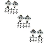 DOITOOL 3 Ensembles Boutons De Tirage Céramique Design Citrouille Pour Meubles Poignées Vintage Pour Armoires Tiroirs Et Placards 12 Pièces * 3