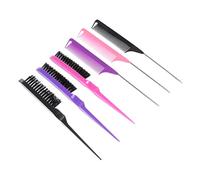 DOITOOL 3 Ensembles Peigne à aiguilles en acier colorant outils pour la maison brosse à cheveux brosse cheveux fourniture de salon pinceau spécial coloration des cheveux dédié