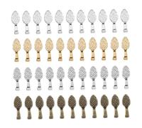 DOITOOL 3 Ensembles Pendentifs Diy Alliage Forme De Pelle De Antiquité Antiquité Brillant Et Or Pour Fabrication De Colliers Et Accessoires Créatifs 100 Pièces * 3