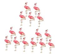 DOITOOL 3 Ensembles Pendentifs Diy Forme De Flamant Accessoires Créatifs Pour Fabrication De Bijoux Décorations À Accrocher Pour Colliers Porte Clés Et Plus 5 Pièces * 3