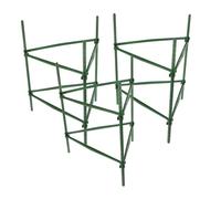 DOITOOL 3 Ensembles Support Plantes Grimpantes Treillis Jardin avec Piquets Cage pour Tomates Concombres et Légumes Facile à Installer et Stable pour Croissance des Plants