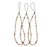 DOITOOL 3 Pièces Bracelets de Poignet Perles pour Téléphone Charm Lanière Mobile Accessoire Style Vacances Polyvalent