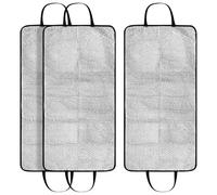 DOITOOL 3 Pièces Cache Unité Extérieure pour Climatisation Mini Split, en Aluminium Isolant Léger Boucle Pp, Installation Facile, Protection Solaire pour Maison et Bureau Toute Saison,