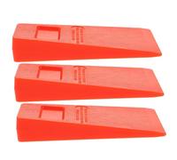 DOITOOL 3 pièces Cales de Fente pour Abattage Orange Coin de Bucheron Portable pour Direction Sécurisée de Arbre Outil de Menuiserie pour Coupe et Abattage Forêt