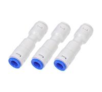 DOITOOL 3 Pièces Clapet Anti-Retour Filtre À Eau De Maison Adaptateurs De Filtre À Eau Raccord De Tube D'Eau Conduites D'Eau Clapet Anti-Retour 1/4 Connecteurs De Tuyaux En Plastique