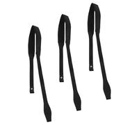 DOITOOL 3 Pièces Dragonne pour Canne de Marche en Nylon Noir, Prise Sûre | Sangle de Rechange pour Bâton D’escalade, Libération Rapide, Randonnée en Plein Air, Exploration Extérieure