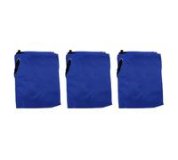 DOITOOL 3 Pièces Paquet à Dos Imperméable Bleu en Polyester 210d Cordon Épais, Léger et Résistant, Paquet de Sport pour Cyclisme et Activités en Plein Air