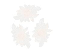 DOITOOL 3 Pièces Patches de Broderie Dentelle Lot de Décorations Diy pour Vêtements Sacs et Accessoires Faciles à Coudre Repasser Matériau Durable et Sain