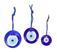 DOITOOL 3 Pièces Pendentifs Oeil Turc DIY Accessoires Créatifs pour Bijoux Maléfique Charme Protecteur Bleu Suspensions pour Décoration et Cadeau