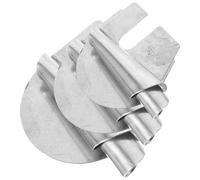 DOITOOL 3 pièces Pied Presseur Overlock Inoxydable Petit Ourleur Accessoire pour Machine à Coudre Domestique Montage Facile