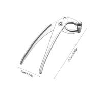 DOITOOL 3 pièces Pince à Bol Anti-brûlure Alliage Aluminium Amovible Accessoire Cuisine Ergonomique Antidérapant pour Saisir Plats Chauds et Grillades