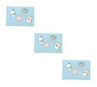 DOITOOL 3 Pièces Porte Documents pour PU Étui Pratique pour Cartes Assurance Cartes de Crédit et Identités Design