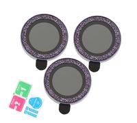 DOITOOL 3 pièces Protection Objectif pour Smartphone Pro Anneau Métal Fin Sable Film Lentille Anti-rayures Haute Définition Compatible Accessoire Téléphone Pratique et Léger