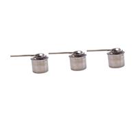 DOITOOL 3 Pièces Pulvérisateur Acier Inoxydable pour Peinture et Émaux de Poterie Outil de Sculpture Argile DIY pour Artistes et Amateurs de Poterie