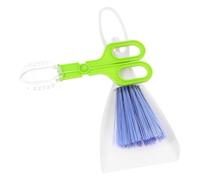 DOITOOL 3 pièces Set de Accessoires de Nettoyage pour Cage de Petits Animaux Balai à Main et Pelle Miniatures Kit Complet pour Hamsters Cochons Hérissons et Reptiles