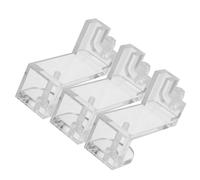 DOITOOL 3 Pièces Support D'aquarium à Pince Haute Résistance, Acrylique, 7 | Fixation Latérale Suspendue, Support Stable pour Cuve, Installation Rapide et Compacte, Usage Laboratoire