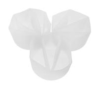 DOITOOL 3 pièces Tasses à Peinture Silicone Réutilisables avec Diviseurs Ergonomiques pour Art et Résine Tasses de Souples pour Mélange et Séparation des Couleurs