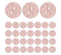 DOITOOL 30 Boutons Ronds en Résine pour Couture, 1,1cm, Finition Lisse, 30 Pièces pour Pulls et Cardigans, pour Projets de Tricot et Loisirs Créatifs