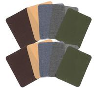DOITOOL 30 Écussons Thermocollants Imitation Denim pour Vêtements, Patchs de Réparation pour Jeans et Pantalons, Lot de 30 Pièces Rectangulaires, Décoratifs et Pratiques pour Couture